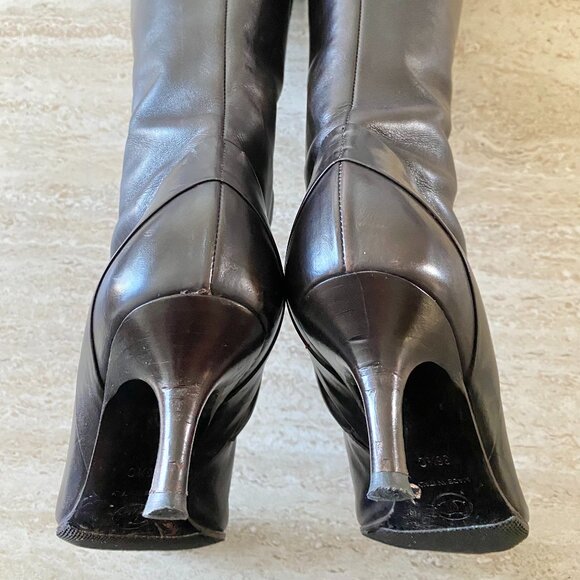 Vintage Chanel Knee High Boots - Picture 7 of 10